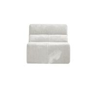 Sofá individual - terciopelo suave estilo nube, elegante y cómodo - blanco