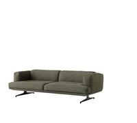 Sofá Inland AV23 de 3 Plazas Color Arcilla 0014/ Negro Cálido