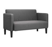 Sofá Loveseat Gris Oscuro 109 Cm Tejido De Pana Vidaxl