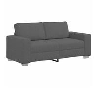 Sofá Loveseat Gris Oscuro 180x77x82 Cm Tejido De Pana Vidaxl