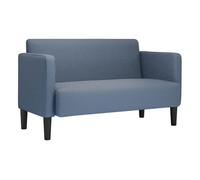 Sofá loveseat - sofá de salón azul 109 cm tejido de pana