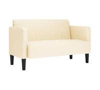 Sofá loveseat - sofá de salón color crema 109 cm tejido de pana