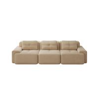 Sofá modular 3 plazas - modulares cloud-sofa de pana, cómodo y sin montaje - beige