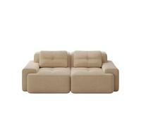 Sofá modular boneless 2 plazas - cómodo, moderno, tipo nube, sofá cama - beige