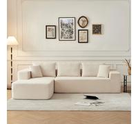 Sofá Modular Chaiselongue Moderno en forma de L de Espuma Comprimida al vacío envío Caja Sin Herramientas