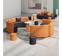 Sofá modular combinado, diseño ergonómico para mayor comodidad y durabilidad, ideal para centro comercial, oficina y vestíbulo de hotel