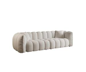Sofá modular de burbujas, sofá de nube copetudo, diseño de tela de peluche de asiento profundo para espacios pequeños, combinable libremente, asientos cómodos, muebles tapizados elegantes