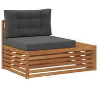 Sofá modular de exterior con cojín Natural 115 x 83 x 73 cm