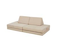 Sofá modular infantil de 5 piezas norhulta 150x66x46 cm pana - beige [en.casa]