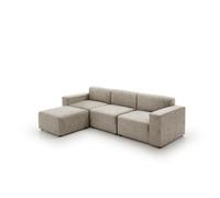 Sofá modular mónica y diseño gris claro