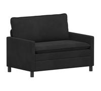 vidaXL Sofá 126 x 81 x 87,5 cm Terciopelo Multicolor Negro