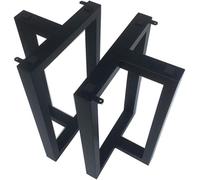 Sofá pie Par de patas de apoyo triangulares de hierro for mesa de centro de reuniones de oficina, ancho de pata de mesa: 40-70 cm.(60 * 68)