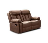 duehome - Sofá relax 2 plazas Kendal Chocolate