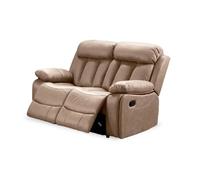 Sofá relax manual de 2 plazas modelo Madrid. Tapizado en microfibra algodonada disponible en varios colores.