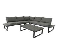 Sofa rinconera tahiti + mesa. muebles de jardin y terraza