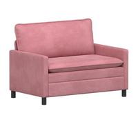vidaXL Sofá 126 x 81 x 87,5 cm Terciopelo Multicolor Rosa