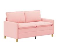 vidaXL Sofá Rosa 156 x 81 x 87,5 cm Tela