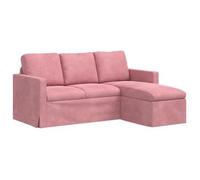Sofá Rosa 178 X 134 X 80 Cm Terciopelo Vidaxl
