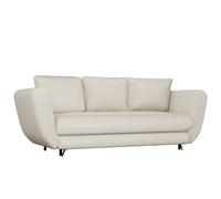 SOFÁ SARIS BEIGE PATA NEGRA