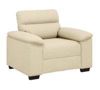 Sofá-sillón Color Crema, 100x81x84 Cm, Tela Vidaxl