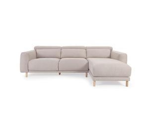 Sofá Singa de 3 plazas con chaise longue a la derecha.