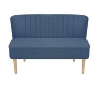 Sofá - sofá de salón de tela azul 117x55,5x77 cm