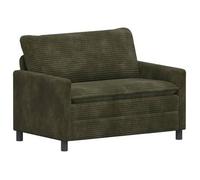 vidaXL Sofá Verde 126 x 81 x 87,5 cm Poliéster