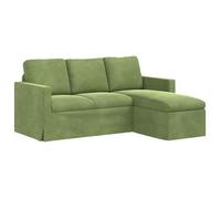 Sofá Verde Claro 178 X 134 X 80 Cm Terciopelo Vidaxl