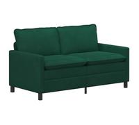 vidaXL Sofá 156 x 81 x 87,5 cm Terciopelo Multicolor Verde oscuro