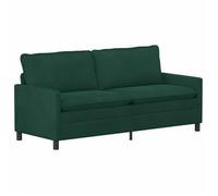 vidaXL Sofá 196 x 81 x 87,5 cm Terciopelo Multicolor Verde oscuro