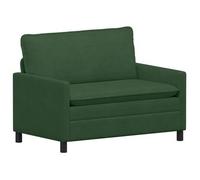 vidaXL Sofá 126 x 81 x 87,5 cm Tela Multicolor Verde selva