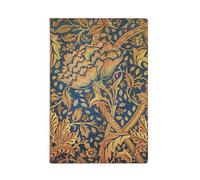 Softcover Notizbuch Morris Windstoß Mini Liniert: Flexi softcover, 80 gsm, ribbon marker, memento pouch, book edge printing (William Morris)