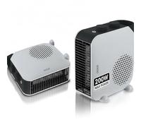 SOGO Calefactor Bajo Consumo - Calefactor Baño Compacto con 2 Niveles de Calor 1000W/2000W - Calefactor Eléctrico Portátil con Protección Sobrecarga y Asa - Ideal para Hogar Cocina y Comedor