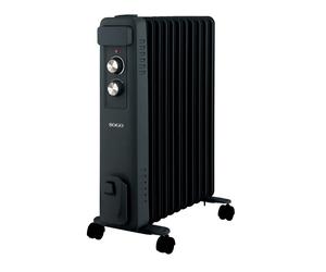 Sogo CALSS18465 - Radiador de Aceite 11 elementos 2500W Negro