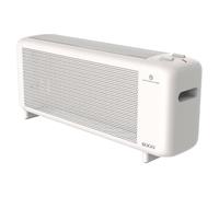 Sogo Radiador Eléctrico Bajo Consumo de Mica - Estufa Eléctrica Calor instantáneo y funcionamiento silencioso - Termostato Ajustable - 2 potencias 750/1500W - Protección Contra el Sobrecalentamiento