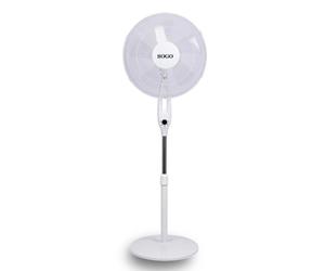 Sogo VEN-SS-21370 - Ventilador de Pie de 40 Cm con Mando a Distancia y 3 Velocidades Blanco