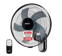 SOGO Ventilador De Pared 16" Con Mando A Distancia - Alta Potencia Bajo Ruido Para Dormitorio - Oscilante Con Temporizador - Ventilador De Pared Con Aire Direccionable
