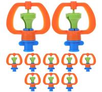 SOIMISS 10 Piezas Aspersor Rotatorio Automático de Plástico para Riego de Árboles y Plantas en Invernaderos Cobertura Amplia y e Ahorro de Agua para Jardines