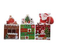 SOIMISS 3 Juegos Hucha de Navidad para Regalar Caja Dinero Que Hucha Extraíble Forma Divertida de Regalar Dinero Caja de Obsequio para Navideñas