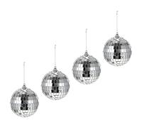 SOIMISS 4 Piezas Decoración Bola De Espejos Bolas De Discoteca Adornos Para Escaparates Decoración Para Fiestas Adornos Para Tartas Para Bodas
