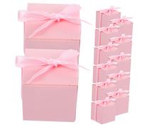 SOIMISS 50juego Caja de Dulces de Papel Kraft Cajas para Cumpleaños San Valentín Cajitas de Dulces para Regalos Mediano Natural