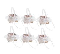 SOIMISS 6 Piezas Caja de Dulces de Encaje para Bodas y Fiestas Caja Portátil Decorativa para Souvenirs y Chocolates Uso Múltiple para Cumpleaños Especiales