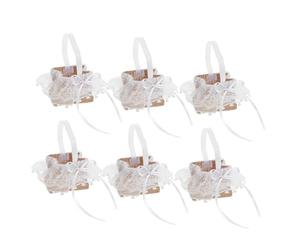 SOIMISS 6 Piezas Caja de Dulces de Encaje para Bodas y Fiestas Caja Portátil Decorativa para Souvenirs y Chocolates Uso Múltiple para Cumpleaños Especiales