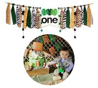 SOIMISS Banderines de Fiesta de Cumpleaños Reutilizables de Tela para Diseño de Caza en Bosque, Fáciles de Usar para Adornos de Fiestas y Ceremonias