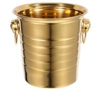 SOIMISS Bar Cubo Cerveza 5L Vino Bañera Oro Vino Botella Enfriamiento Chiller Bañera Cubo Fiesta Contenedor