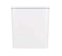 SOIMISS Cubo de Basura para Coche Sensor Automático, 6l y 4l Blanco | Abs, Cierre Hermético y Control de Olores, para Papel y Pañuelos en Trayectos Diarios