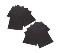 SOIMISS Servilletas de Papel Negras para Almuerzo de 15,74 Pulgadas, Paquete de 25 Unidades, Cómodas y Fáciles de Llevar, Ideales para Fiestas y Banquetes