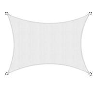 Toldo solar rectangular, impermeable, de 2x3 metros, marca SolVision, modelo PS9, color blanco