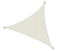 Toldo triangular para exteriores de la marca Sol Royal, impermeable, de 6x4,2x4,2 metros, modelo SolVision PS9, color crema