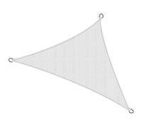 Sol Royal Toldo de terraza SolVision Vela de Sombra Parasol protección UV | 5x5x7m 500x500x700cm blanco PES repelente del agua UV balcón triangular jardín PS9